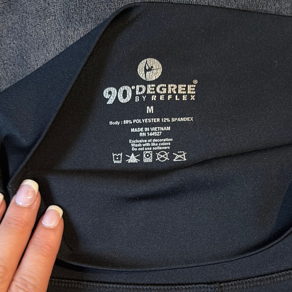 90 Degree By Reflex Black Ankle Pants